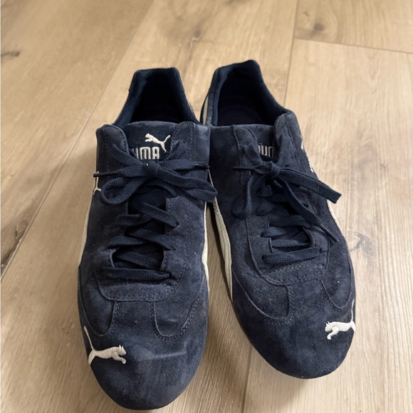 Men’s Puma Blue Suede driving shoes, speedcats , size 12 - Picture 2 of 7